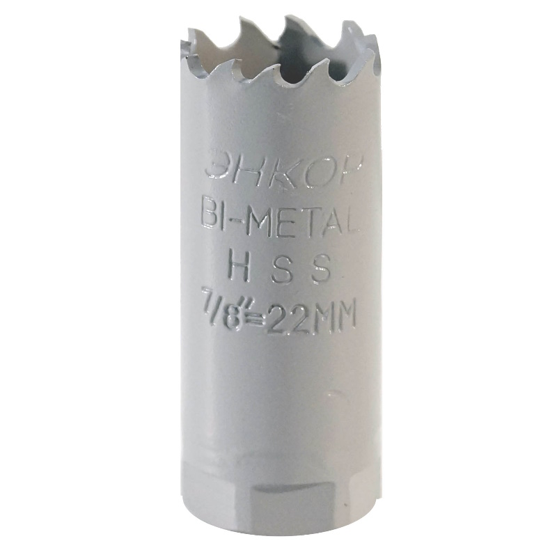 Коронка по металлу Энкор Bi-Metal М3 24122, 22 мм в Муроме