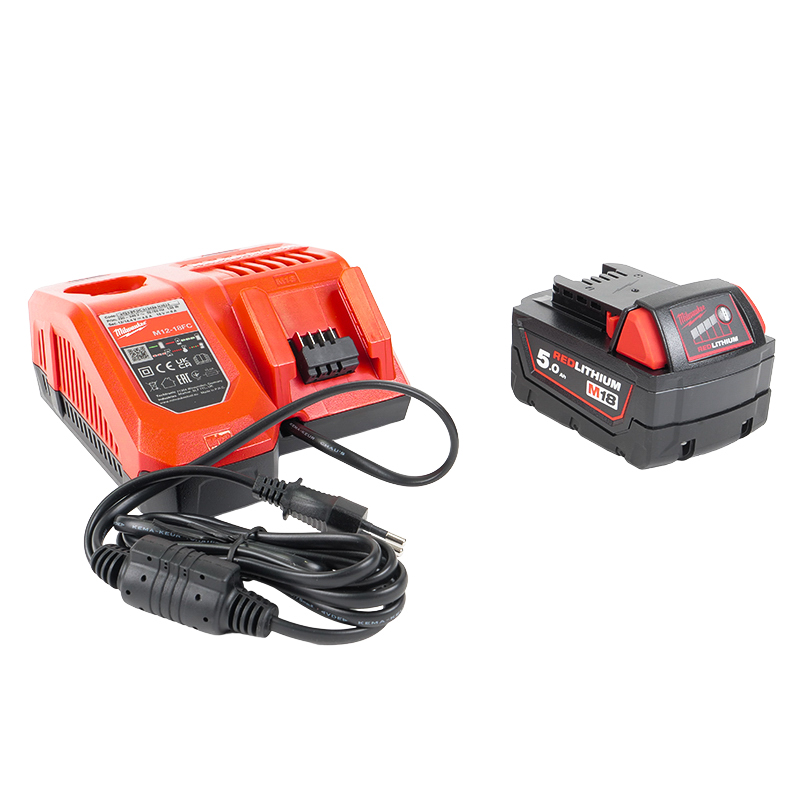 Угловая шлифмашина (болгарка) аккумуляторная Milwaukee M18 FSAG125XB-502X FUEL 4933478430, 125 мм, 18 В, в кейсе в Переславле