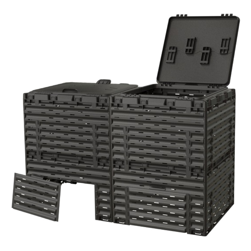 Компостер садовый пластиковый Piteco К1160 (600 л, чёрный) в Твери