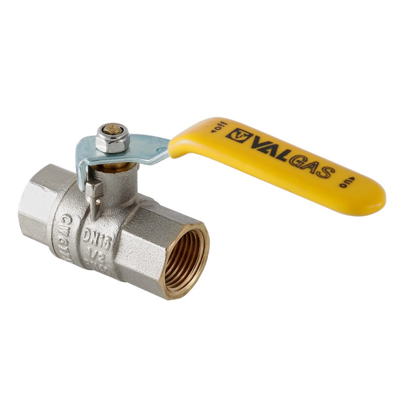 Кран газовый шаровой, стальная рукоятка Valtec 1/2"ВР-ВР VALGAS VT.271.N.04 в Костроме