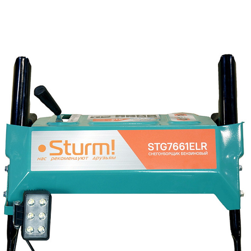Бензиновый снегоуборщик Sturm STG7661ELR 00-00008450 (мощность 7л/с, дальность отброса снега 11 м, колеса для перемещения) в Твери