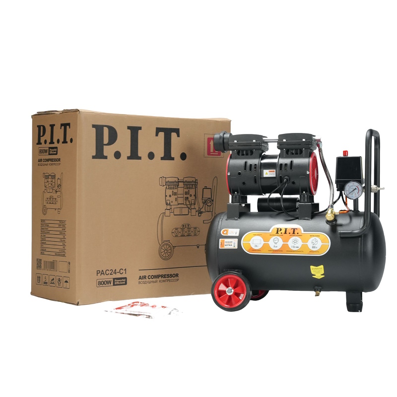 Компрессор P.I.T. PAC24-C1 + Набор инструментов Maxpiler MXT-94-SET в подарок в Рыбинске