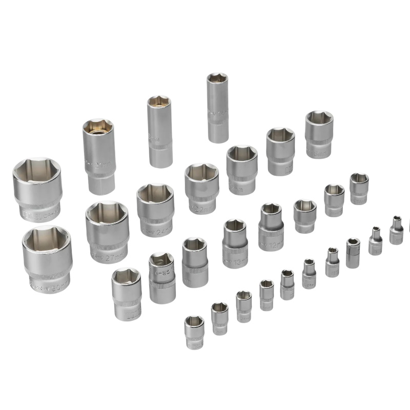 Набор инструментов Denzel 15803, 1/2", 1/4", CrV, S2, пластиковый кейс, 100 предметов в Твери