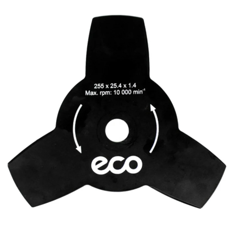 Нож для мотокосы ECO GTP-3T 3 зуба 255х14х254 мм 176₽