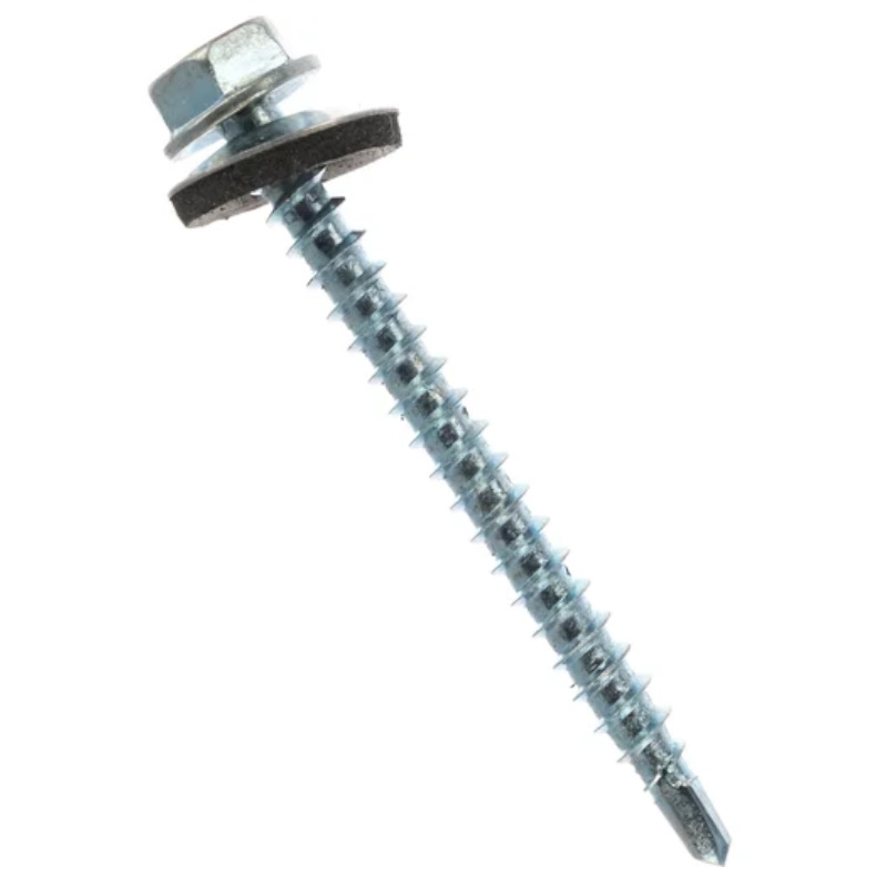 Саморез кровельный Starfix SMC2-83803-250, 4.8х19 мм цинк, шайба с прокл., PT1 (250 шт в карт. уп.)