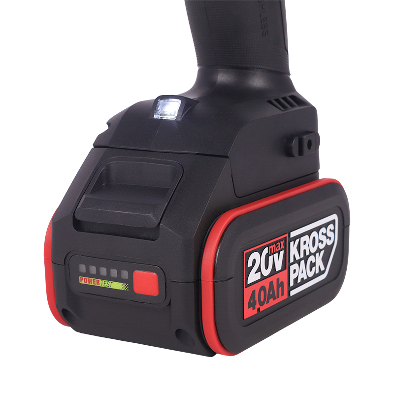 Дрель-шуруповерт аккумуляторная Kress KUC35, ударная, бесщеточная, 20В, 150Нм, 4Ач х2, ЗУ 6А.