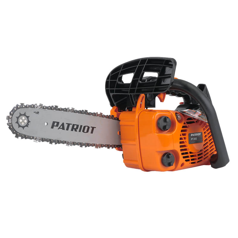Бензопила для резьбы скульптур одноручная Patriot 2512 (рабочий объем 25 см3, количество звеньев 44, ширина паза 1.3 мм)