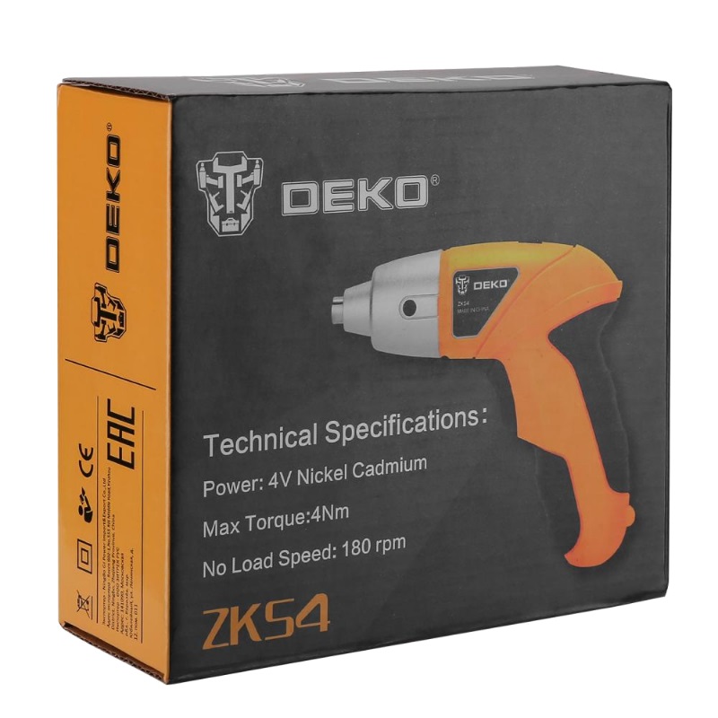 Аккумуляторная отвертка Deko ZKS4 063-4113, 4 В, 0.6 Ач в Муроме