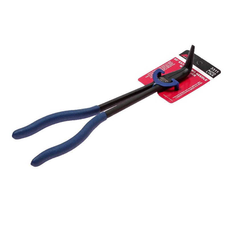 Длинногубцы изогнутые JTC JTC-3311, с удлиненными рукоятками, 280 мм