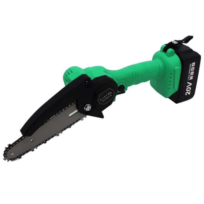 Пила цепная аккумуляторная Zitrek GreenSaw 20 082-1850, с двумя аккумуляторами (20 В, 1.5 Ач, Li-ion) + ЗУ в Вологде