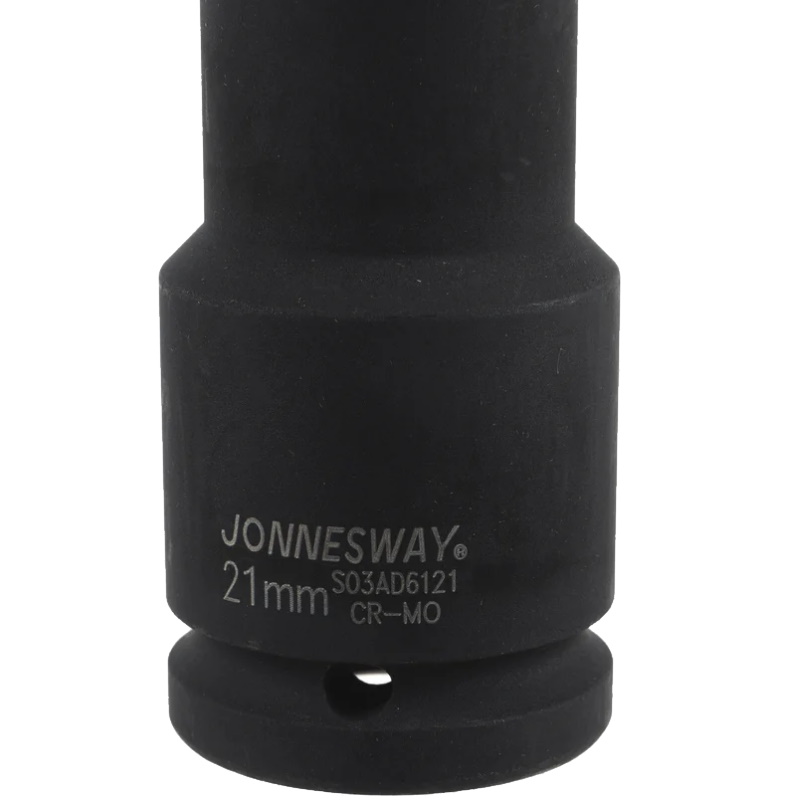 Головка торцевая Jonnesway S03AD6121, ударная глубокая, 3/4"DR, 21 мм в Кинешме