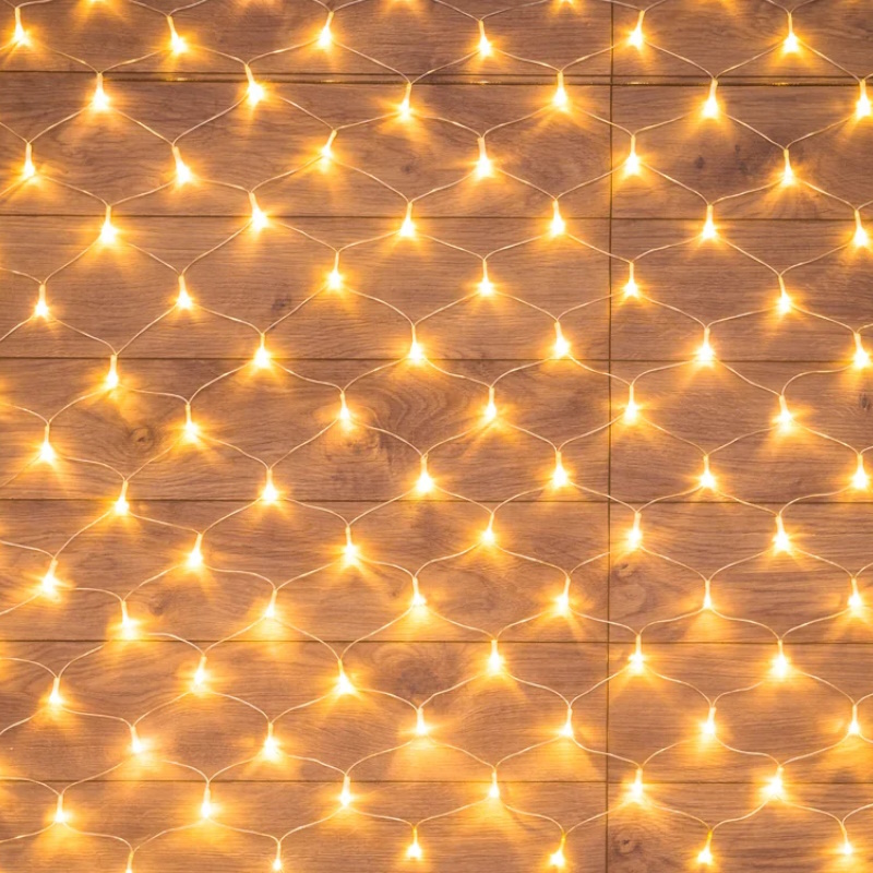 Гирлянда светодиодная Neon-Night "Сеть" 215-126 1250909, 1.5х1.5м, 150LED, теплый белый в Туле