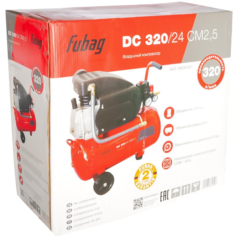 Компрессор масляный воздушный Fubag DC 320/24 CM2.5 614319530 в Муроме
