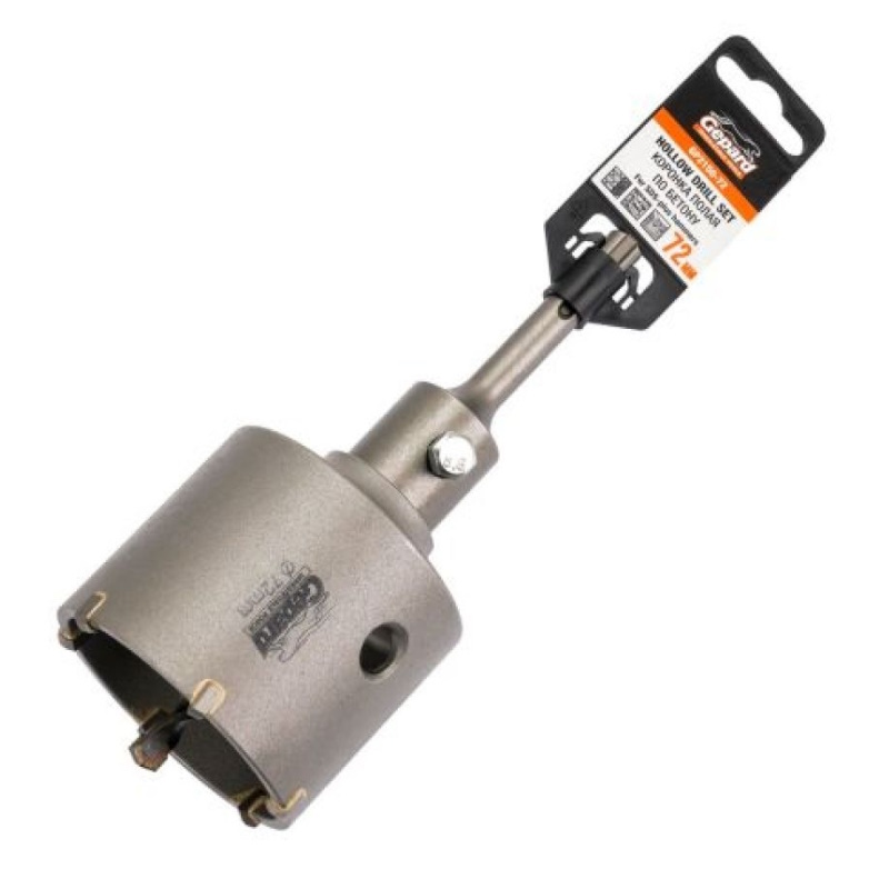 Коронка Gepard GP2150-72 полая по бетону SDS d72 мм 740₽