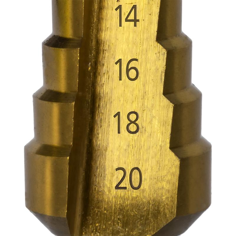 Сверло по металлу ступенчатое Практика ПРОФИ 798-317, 4-20 мм, шаг 2 мм, TIN, 1шт. в Туле