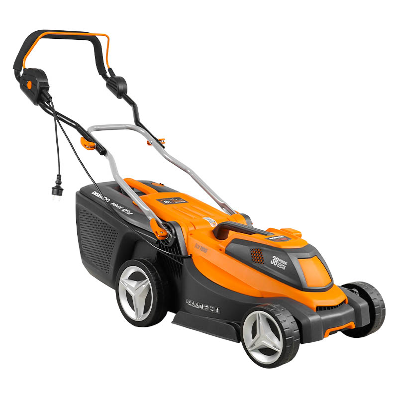 Газонокосилка электрическая Daewoo DLM 1900E (38см, объем травосборника 45 л, задний выброс травы)