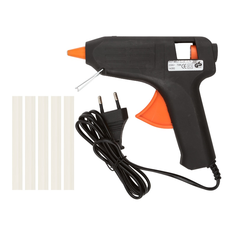 Пистолет клеевой Fit 14350 11 мм 15 Вт 70 Вт в кейсе 1129₽