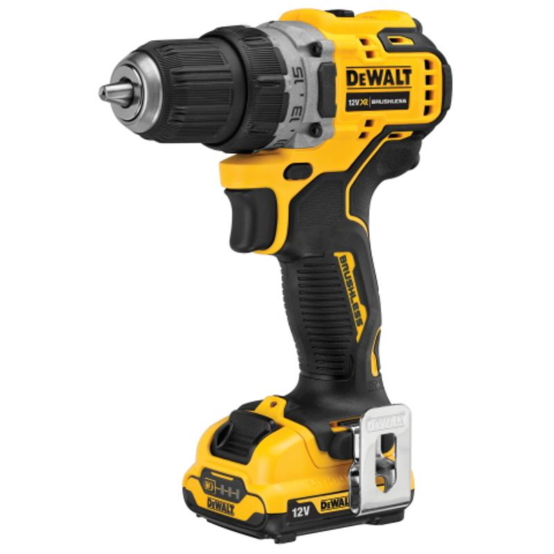 Аккумуляторная дрель-шуруповерт DeWalt DCD701D2-QW (58 нм, быстрозажимной, напряжение 12 в) в Костроме