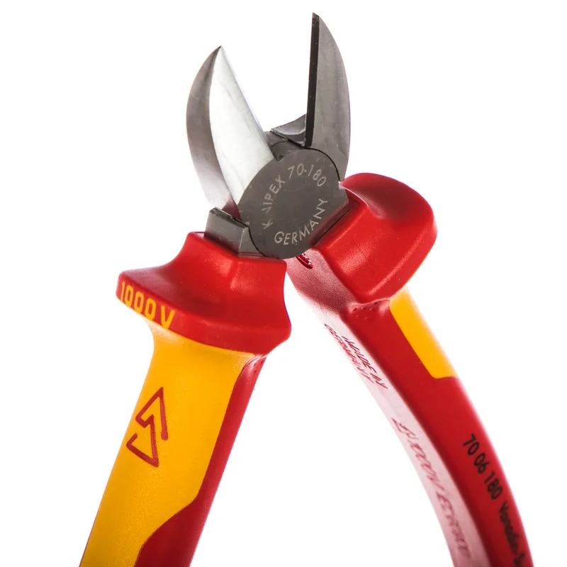 Бокорезы для кабеля Knipex KN-7006180 (двухкомпонентный материал рукояток)