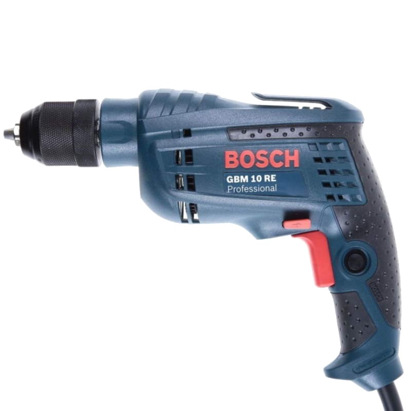 Дрель Bosch GBM 10 RE 0.601.473.600 (max диаметр сверления металла 10 мм, быстрозажимной патрон) во Владимире