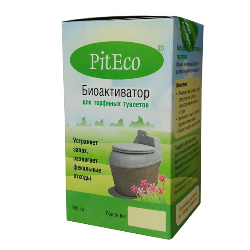 Биоактиватор для торфяных туалетов Piteco В160 160г 6 425₽