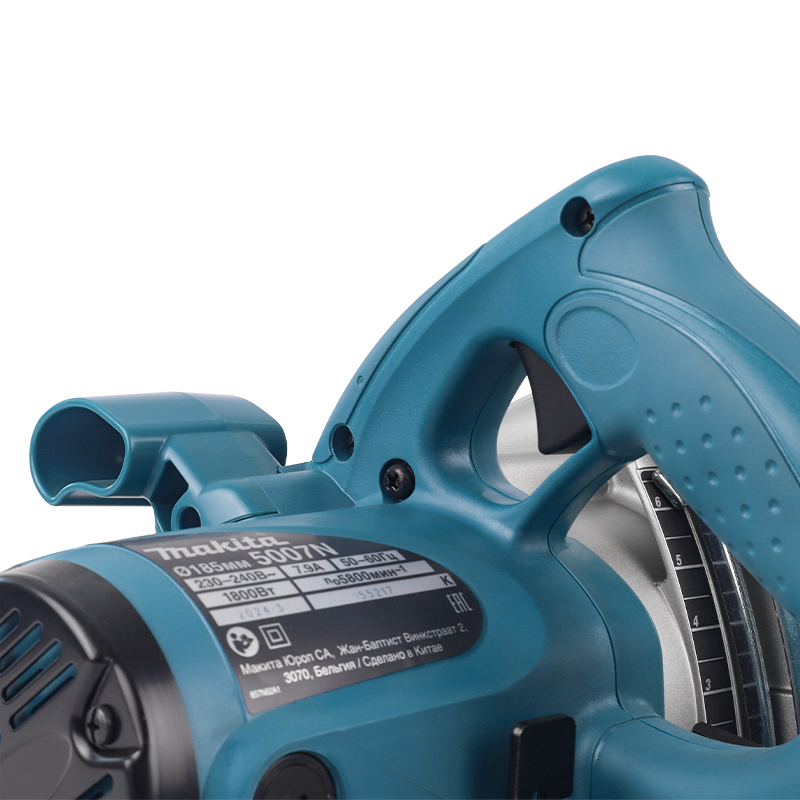 Пила дисковая Makita 5007N, 800Вт, 5800об\м, D185х20мм, рез-63.5мм в Вологде
