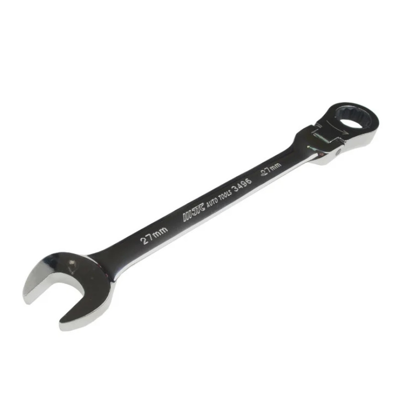 Ключ комбинированный трещоточный JTC JTC-3496 с подвижной головкой 27мм 6210₽