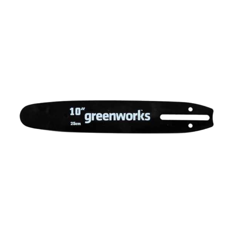 Шина сменная 25 см Greenworks 29577 для высоторезов/сучкорезов и цепных пил