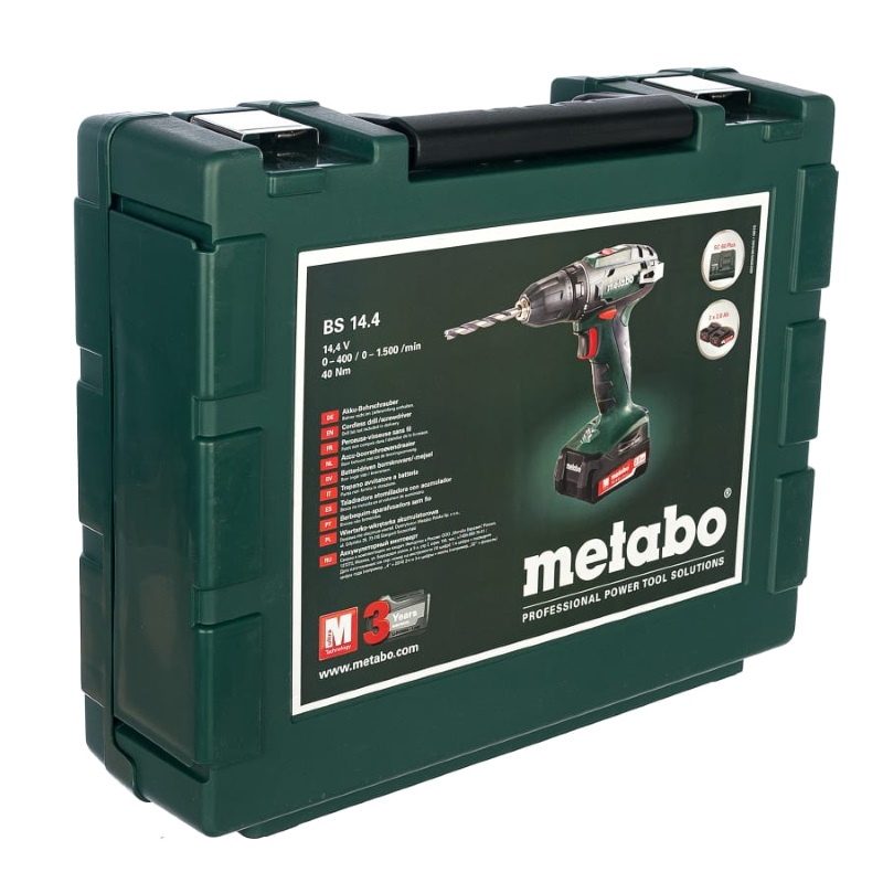 Аккумуляторная дрель-шуруповерт Metabo BS 14.4 602206540 (напряжение 14.4 в, тип li-ion) в Иваново