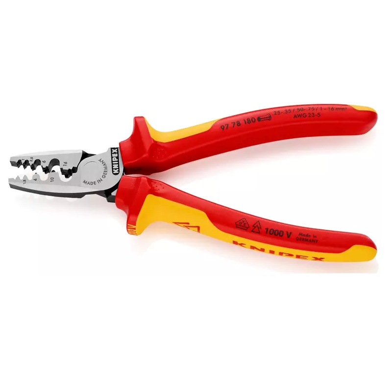 Инструмент для обжима контактных гильз Knipex KN-9778180 в Вологде
