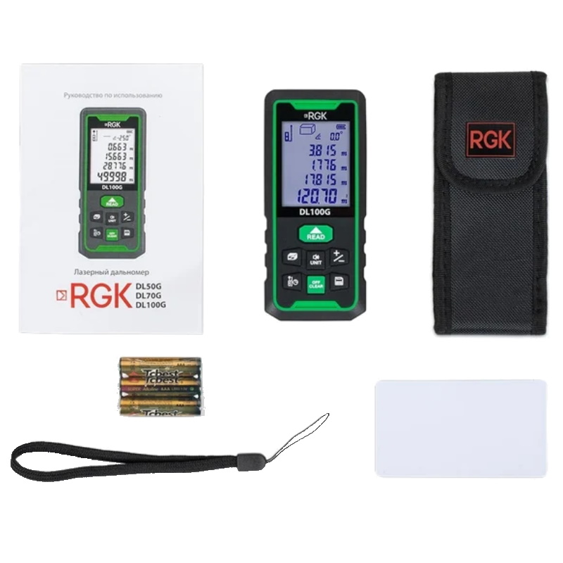 Лазерный дальномер с угломером Rgk DL100G 778190 в Иваново