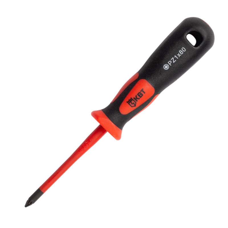 Отвертка диэлектрическая КВТ СЛИМ 78585, PZ1x80 в Туле