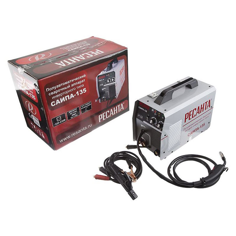 Сварочный полуавтомат Ресанта САИПА-135 инверторный 11кг 15А