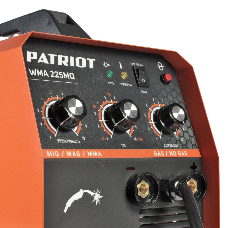 Полуавтомат сварочный инверторный Patriot WMA 225MQ 605301755, MIG/MAG/MMA в Александрове