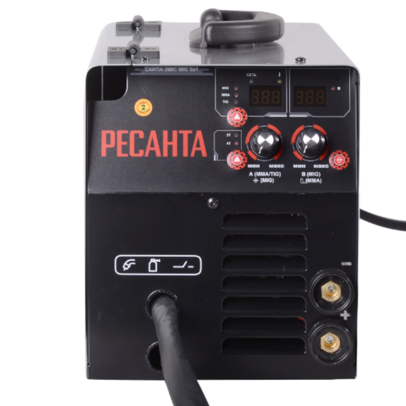 Инверторный сварочный аппарат Ресанта Саипа-200С 65/56