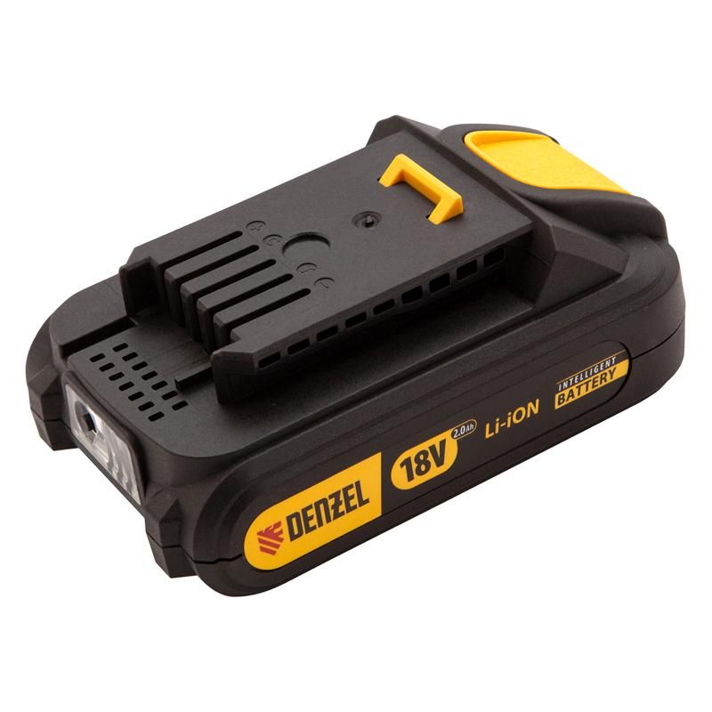 Батарея аккумуляторная Denzel IB-18-2.0 28433, 2.0 Ач, 18 В, Li-Ion
