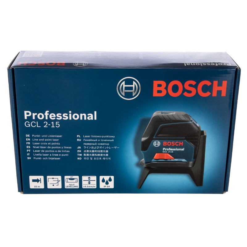 Лазерный уровень Bosch GCL 2-15 + RM1 0.601.066.E00 в Вологде
