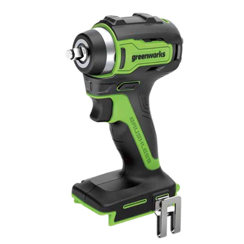 Гайковерт ударный аккумуляторный Greenworks G24IW200 3803607 (24V, 200 Нм, бесщеточный, без АКБ и ЗУ) в Твери