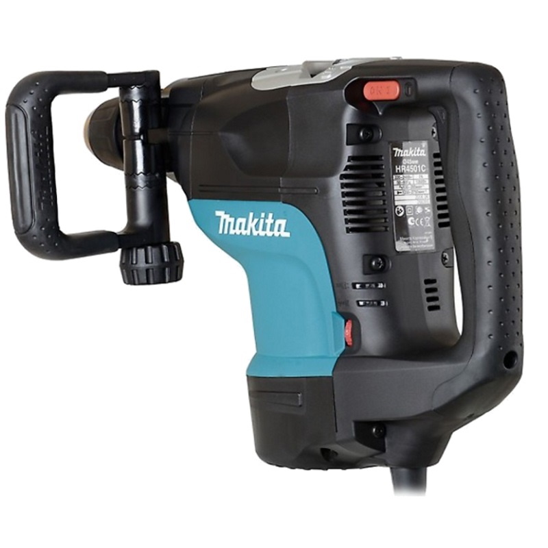 Профессиональный перфоратор Makita HR 4501C тип патрона SDS-Max регулировка скорости вес 101 кг