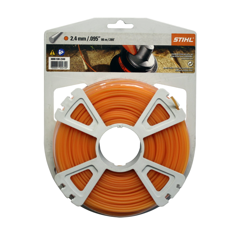 Леска для триммеров Stihl 00009302641, квадрат, 2,4 мм, 86 м в Иваново