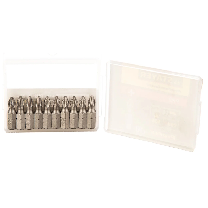 Биты Stayer "PROFESSIONAL" 26201-2-25-10_z01, ProFix Phillips, тип хвостовика C 1/4", № 2, L=25мм, 10шт в Рыбинске