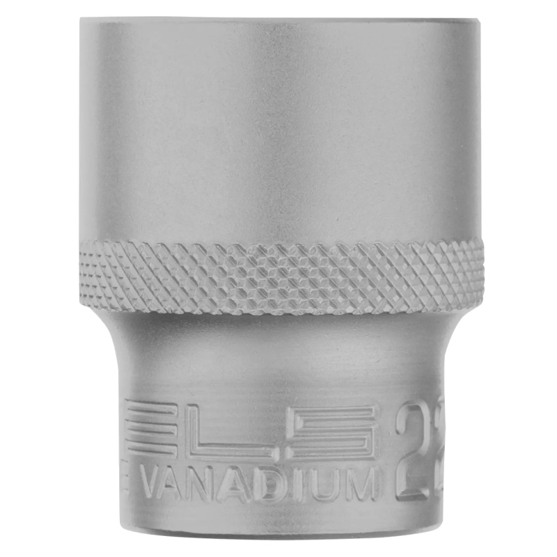 Головка торцевая Stels 13668, 22 мм, 12-гранная, CrV, под квадрат 1/2", хромированная в Кинешме