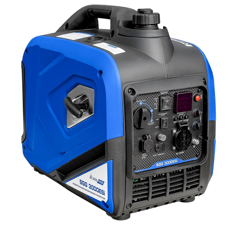 Бензогенератор инверторный ТСС SGG 3000ESi 060058, Запуск с кнопки