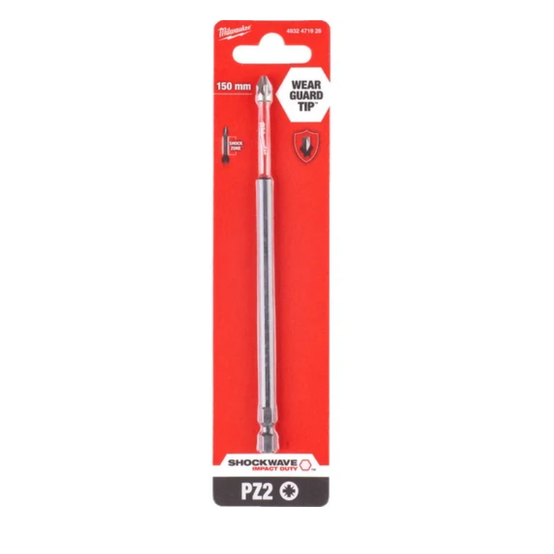 Бита Milwaukee SHOCKWAVE GEN III 4932471928, PZ2, 150 мм  в Рыбинске
