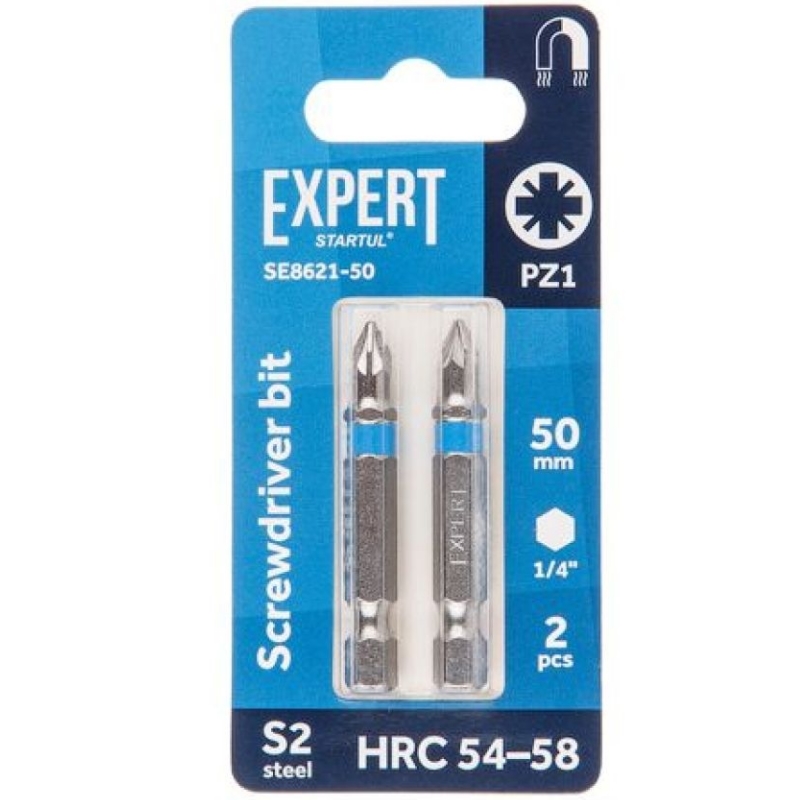 Насадка крестообразная Startul EXPERT SE8621-50 PZ1 50мм 2шт 97₽