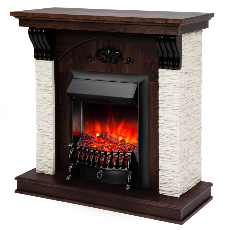 Каминокомплект RealFlame CORFINO STD/18 NT + FOBOS LUX BL 10018070 в Твери