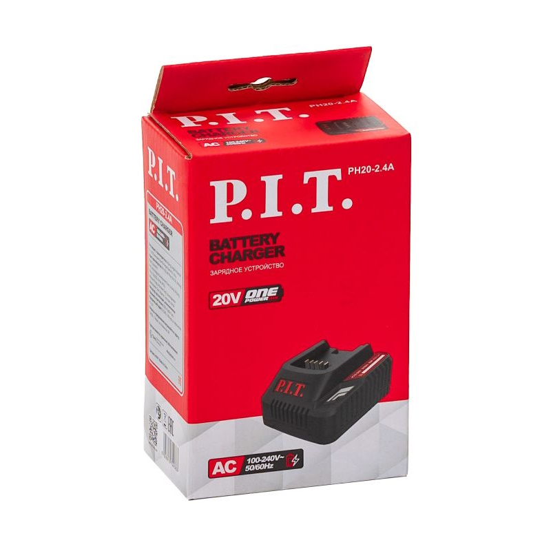 Зарядное устройство P.I.T. OnePower PH20-2.4A, 6-21В, 52Вт, для всех АКБ системы OnePower в Муроме