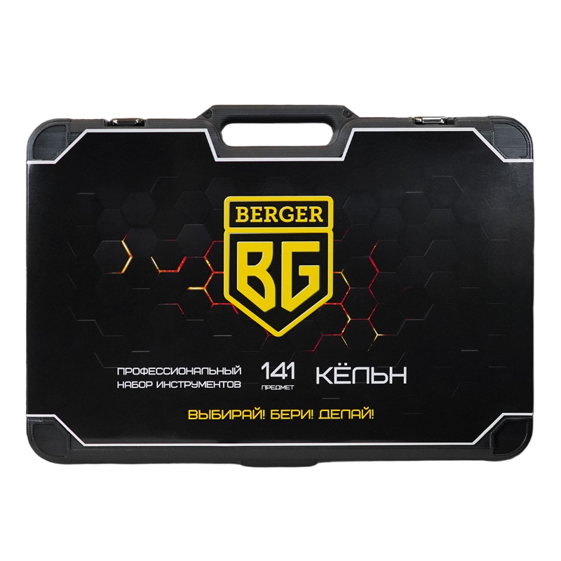 Набор инструментов универсальный Berger BG141-1214 (1/2-1/4", 141 предмет) в Иваново