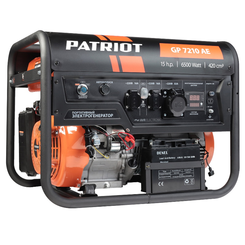 Бензиновый генератор Patriot GP 7210 AE, 474101590 в Иваново