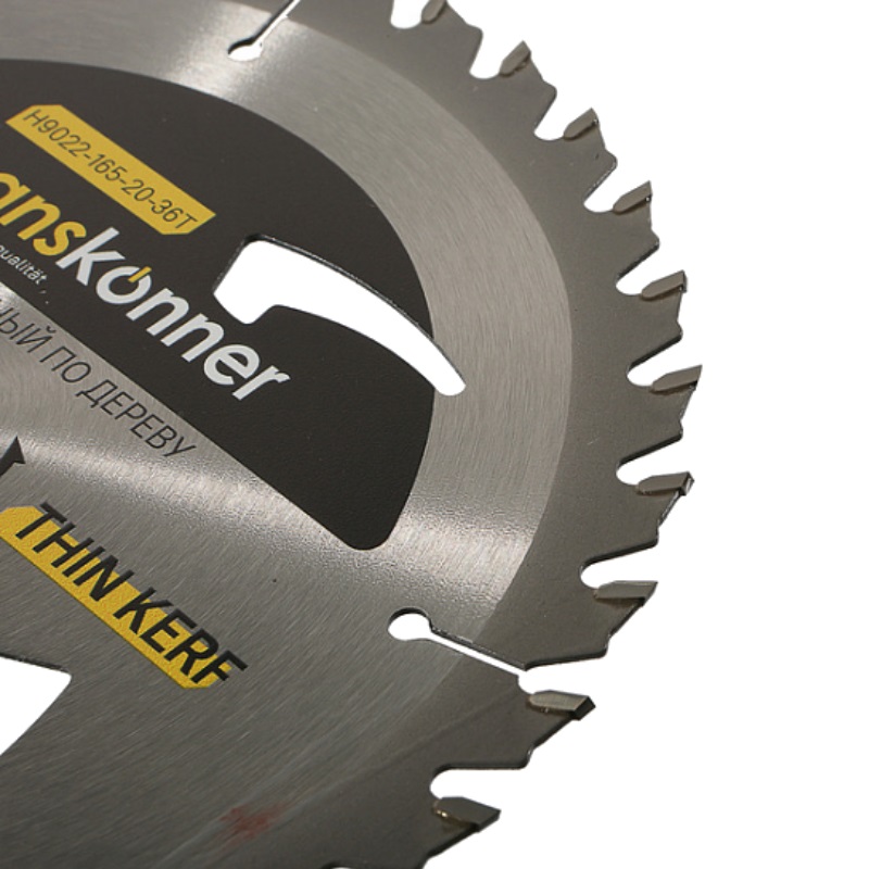Пильный диск по дереву Hanskonner THIN KERF H9022-165-20-36T (165x20 мм, 36 зубьев) в Муроме